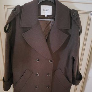Brand new BA&SH Coat Tonio Wool Pea coat
